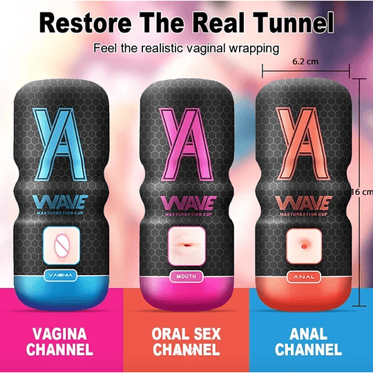 Masturbador Vagina realista Vortex Texturizado