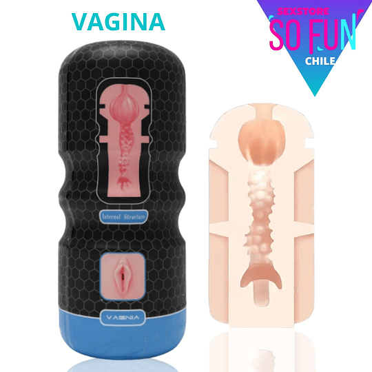 Masturbador Vagina realista Vortex Texturizado