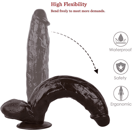 Consolador Exxxtra John 30cms, Dildo Grueso Brown light