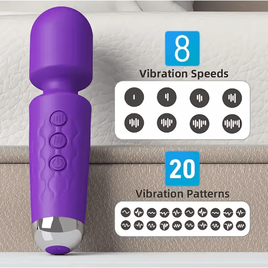 Micrófono vibrador SENSES - USB Recargable 28 patrones de estimulación