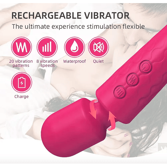 Micrófono vibrador SENSES - USB Recargable 28 patrones de estimulación