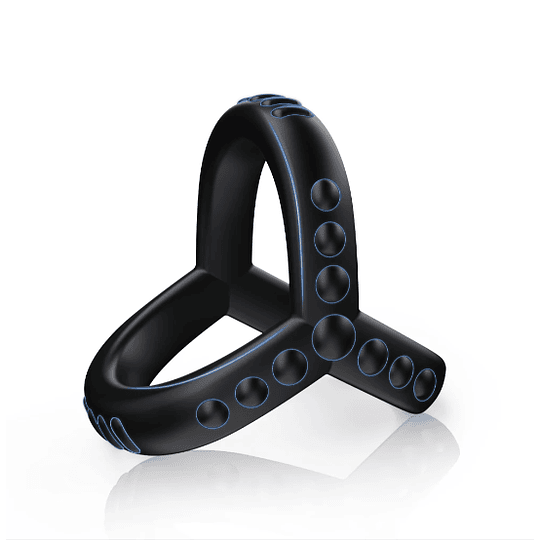 Anillo para el pene DOBLE PROFESIONAL - cockring - retardante 