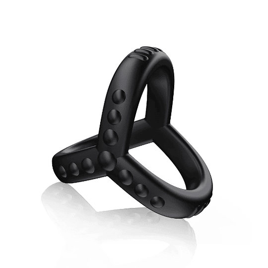 Anillo para el pene DOBLE PROFESIONAL - cockring - retardante 