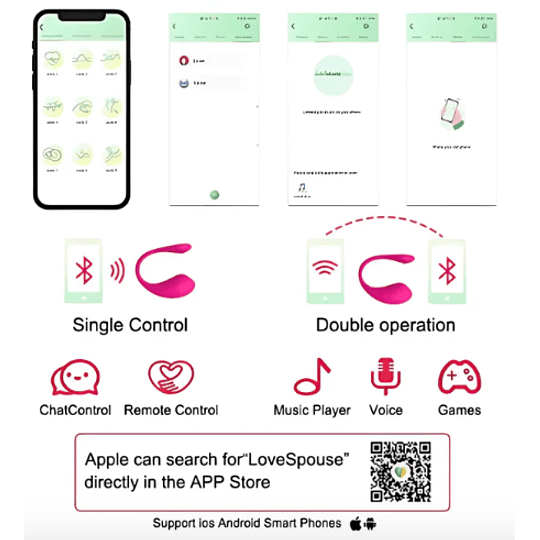 Vibrador Flamen-Go con App Smart USB Recargable