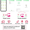 Vibrador Flamen-Go con App Smart USB Recargable