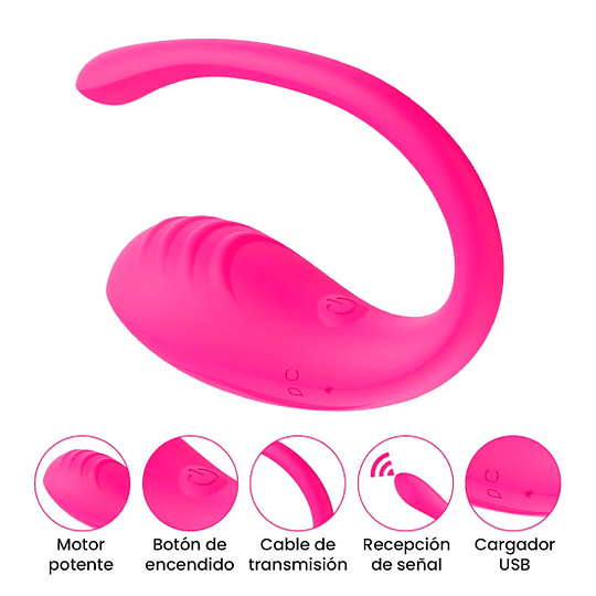 Vibrador Flamen-Go con App Smart USB Recargable