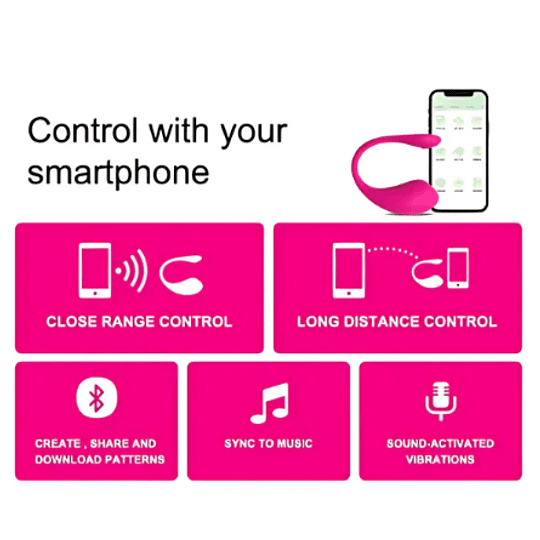 Vibrador Flamen-Go con App Smart USB Recargable