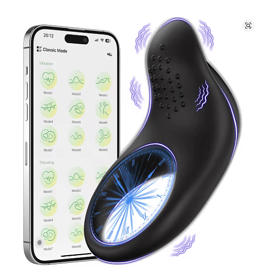 Anillo Vibrador con Control App Smart USB Recargable - MasturbatorPRO