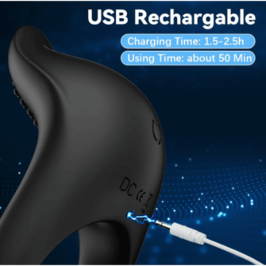Anillo Vibrador con Control App Smart USB Recargable - MasturbatorPRO