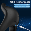 Anillo Vibrador con Control App Smart USB Recargable - MasturbatorPRO