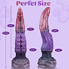 Consolador Dual Lengua y tentaculo 25cms Dildo con Ventosas