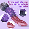 Consolador Dual Lengua y tentaculo 25cms Dildo con Ventosas