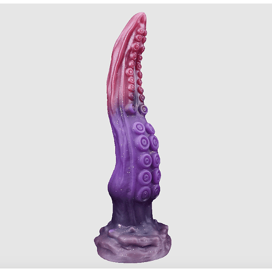 Consolador Dual Lengua y tentaculo 25cms Dildo con Ventosas