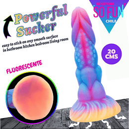 Dildo 20cms Luminoso en la oscuridad Sexy Lumino - Bestial Fantasy