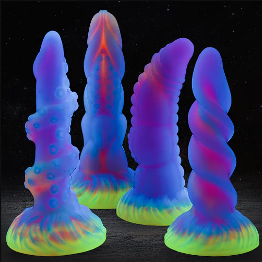 Dildo 20cms Luminoso en la oscuridad Sexy Lumino - Bestial Fantasy