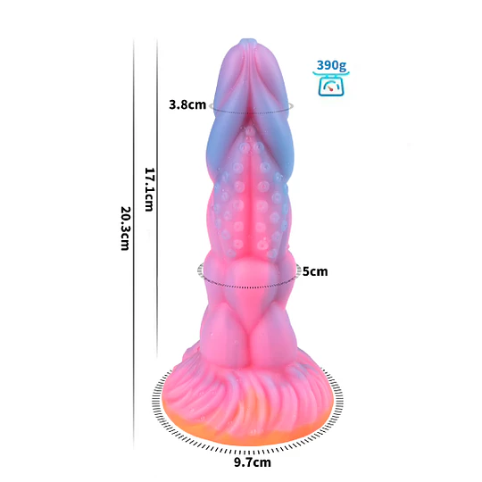 Dildo 20cms Luminoso en la oscuridad Sexy Lumino - Bestial Fantasy
