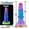 Dildo 20cms Luminoso en la oscuridad Sexy Lumino - Bestial Fantasy