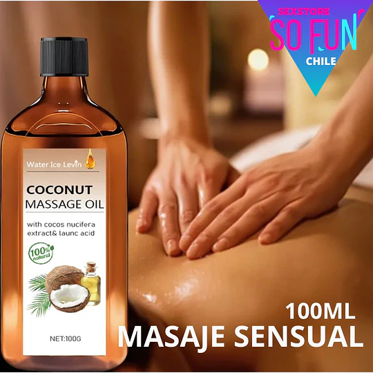 Aceite de Masaje Sexual Coconut Oil - Aromaterapia Sensual 100ml