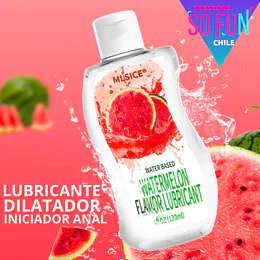Lubricante DILATADOR ANAL - Comestible Sabor Sandia 120ml - iniciador anal LOVEMAX