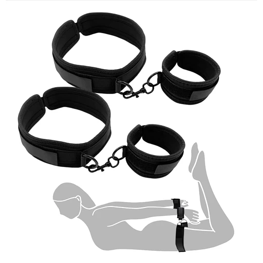 Inmovilizador multiposiciones Muslos y brazos BDSM - BondageXLure