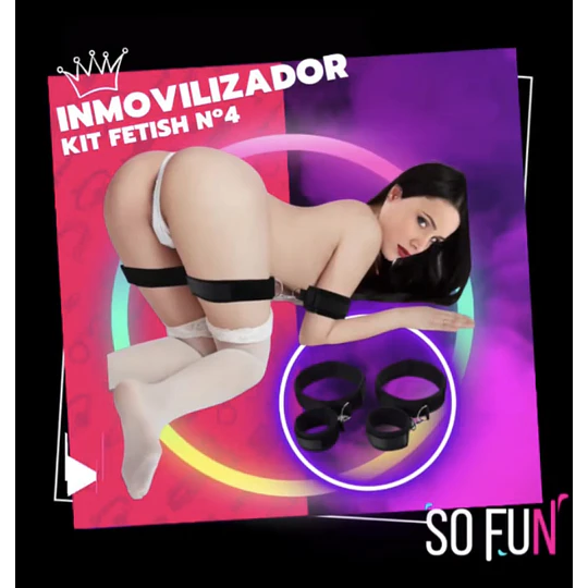 Inmovilizador multiposiciones Muslos y brazos BDSM - BondageXLure