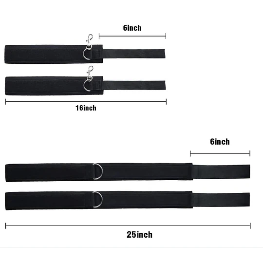 Inmovilizador multiposiciones Muslos y brazos BDSM - BondageXLure