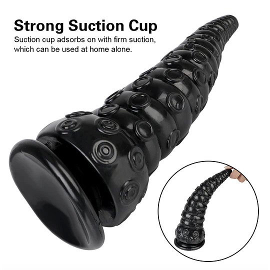 Consolador y Entrenador de Dilatación - Tentáculo Talla M 18 cms con Ventosas