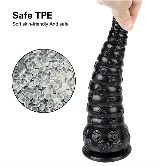 Consolador y Entrenador de Dilatación - Tentáculo Talla L 23 cms con Ventosas