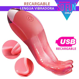 Lengua Vibradora Sensual USB Recargable Magic Sense - 10 patrones estimulación