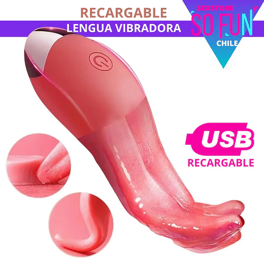 Lengua Vibradora Sensual USB Recargable Magic Sense - 10 patrones estimulación