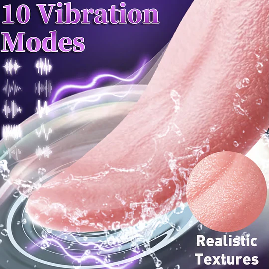 Lengua Vibradora Sensual USB Recargable Magic Sense - 10 patrones estimulación