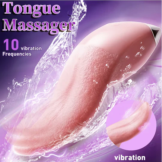 Lengua Vibradora Sensual USB Recargable Magic Sense - 10 patrones estimulación