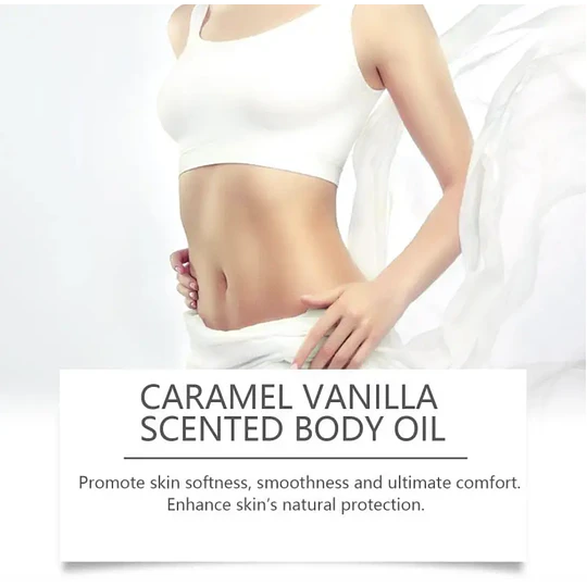 Aceite de Masajes Caramel Vainilla 100ml - Del Roce al Deseo