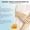 Aceite de Masajes Caramel Vainilla 100ml - Del Roce al Deseo