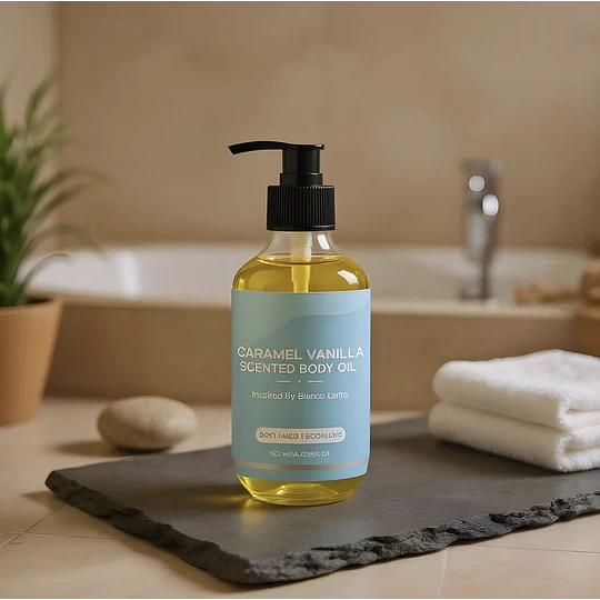 Aceite de Masajes Caramel Vainilla 100ml - Del Roce al Deseo