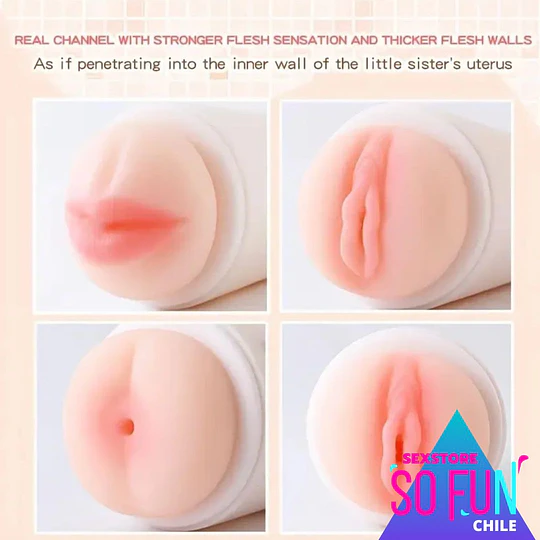 Masturbador Masculino Boca Realista Air Tech: Placer y Textura Real