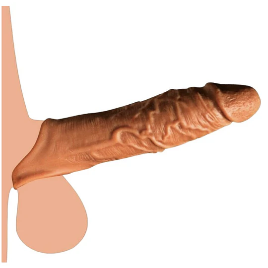 Funda Extensora de pene HIPER REALISTA Alargadora Maxxx Men - Cyber-Skin 21cm