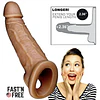 Funda Extensora de pene HIPER REALISTA Alargadora Maxxx Men - Cyber-Skin 21cm