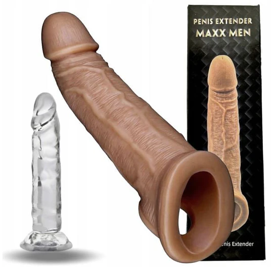 Funda Extensora de pene HIPER REALISTA Alargadora Maxxx Men - Cyber-Skin 21cm