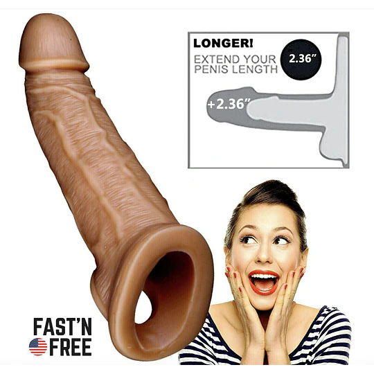 Funda Extensora de pene HIPER REALISTA Alargadora Maxxx Men - Cyber-Skin 21cm