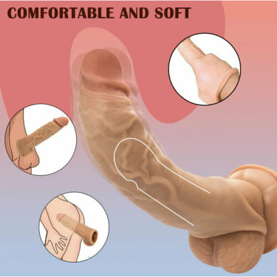 Funda Extensora de pene HIPER REALISTA Alargadora Maxxx Men - Cyber-Skin 21cm