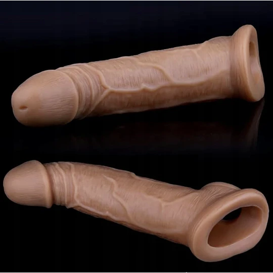 Funda Extensora de pene HIPER REALISTA Alargadora Maxxx Men - Cyber-Skin 21cm