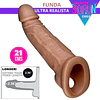 Funda Extensora de pene HIPER REALISTA Alargadora Maxxx Men - Cyber-Skin 21cm