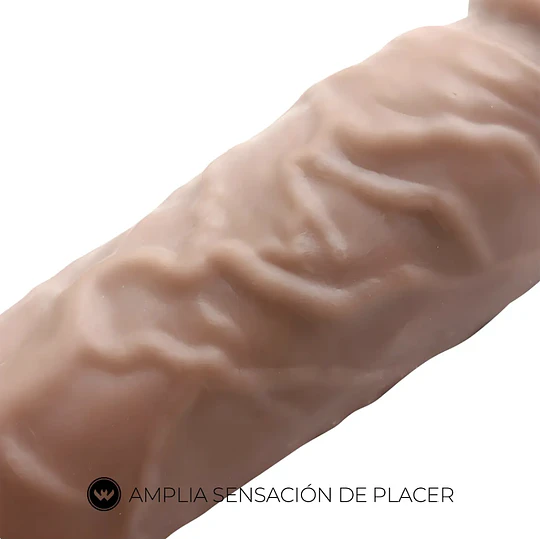 Funda Alargadora de pene REALISTA Maxxx Men 17 cms Piel Cyberskin