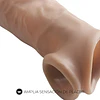 Funda Alargadora de pene REALISTA Maxxx Men 17 cms Piel Cyberskin