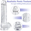 Dildo iniciación anal 16 cms de Jelly Clear Talla XS