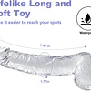 Dildo iniciación anal 16 cms de Jelly Clear Talla XS
