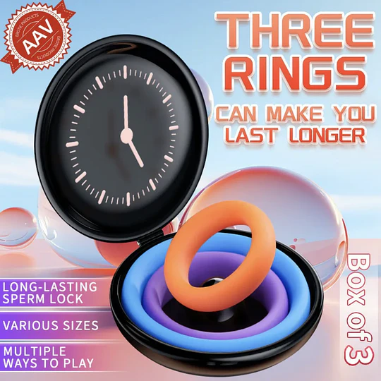 kit 3 Anillos erectores para el pene Medidas By Cockring SoFunStore