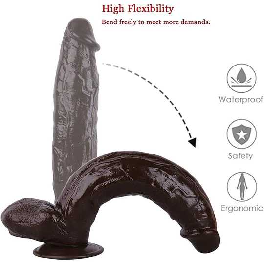 Consolador Exxxtra John 30cms, Dildo Grueso Brown light
