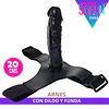 Arnés UNIVERSAL con Dildo realista 20cms tipo FUNDA PARA EL PENE - DOMINAX